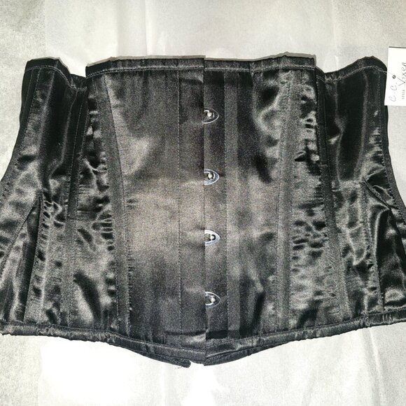 NEW! Black handmade USA Steel boned Corset XL - Picture 3 of 12